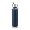 Promotional Loki Copper Vacuum Insulated 740ml Bottles Navy Lid Open